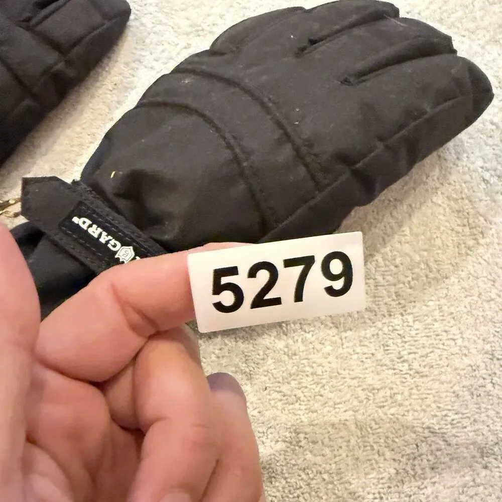 Grandoe Sympatex Black Women M Ski Snow Gloves Functional Curve Snowboard Winter